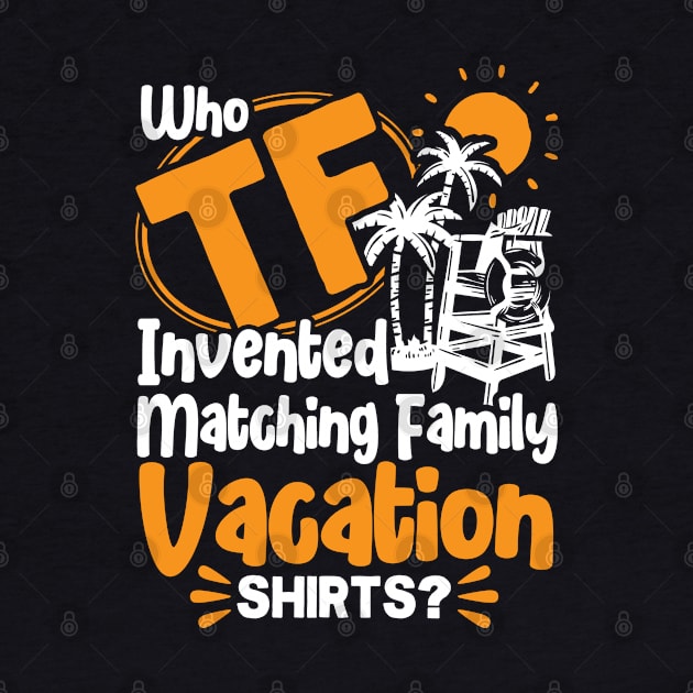 Matching Family Vacation Shirts Holiday Family Vacation by Toeffishirts